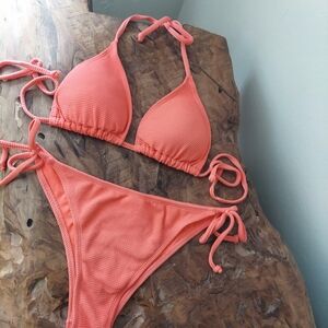 Coral Bikini Set
